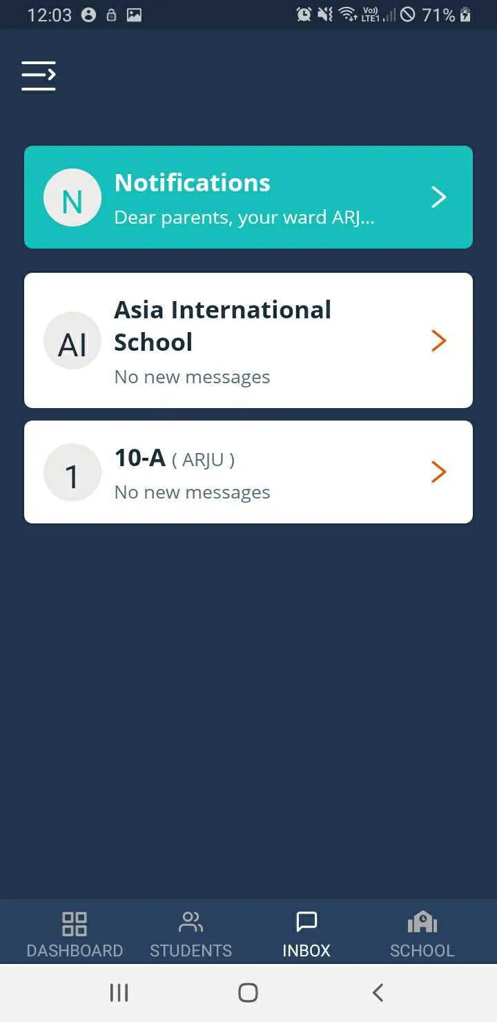 Asia International School | Indus Appstore | Screenshot