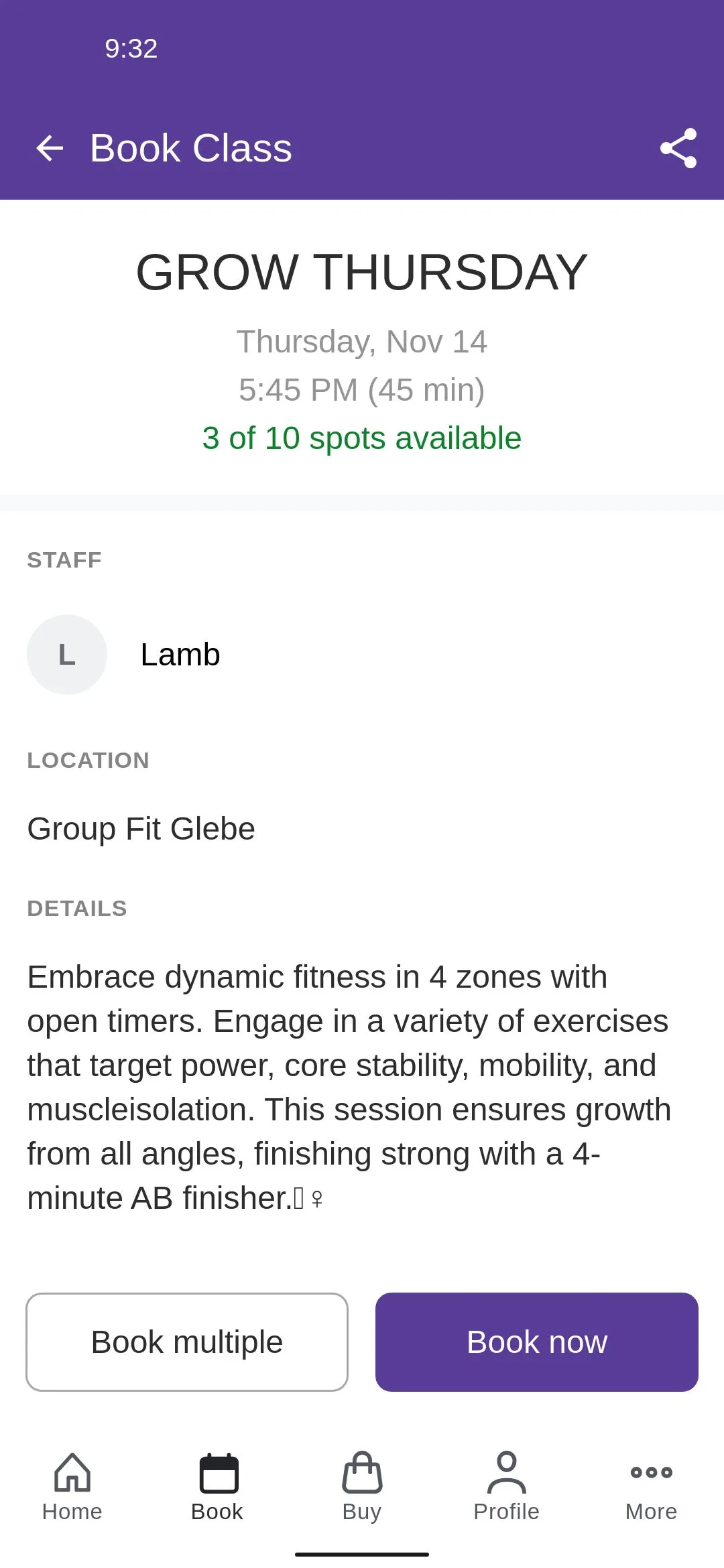 GF Group Fit | Indus Appstore | Screenshot