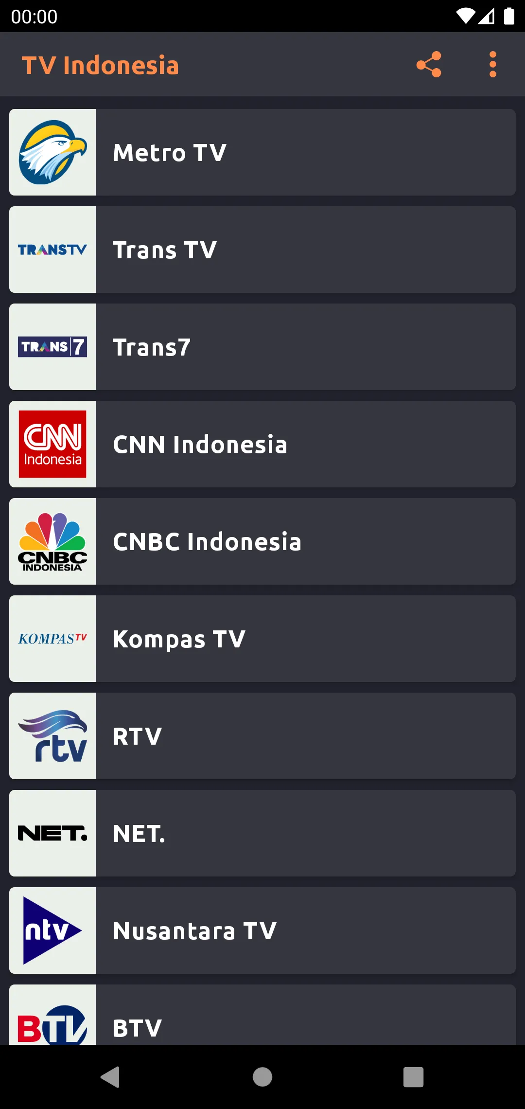 TV Indonesia Live Streaming | Indus Appstore | Screenshot