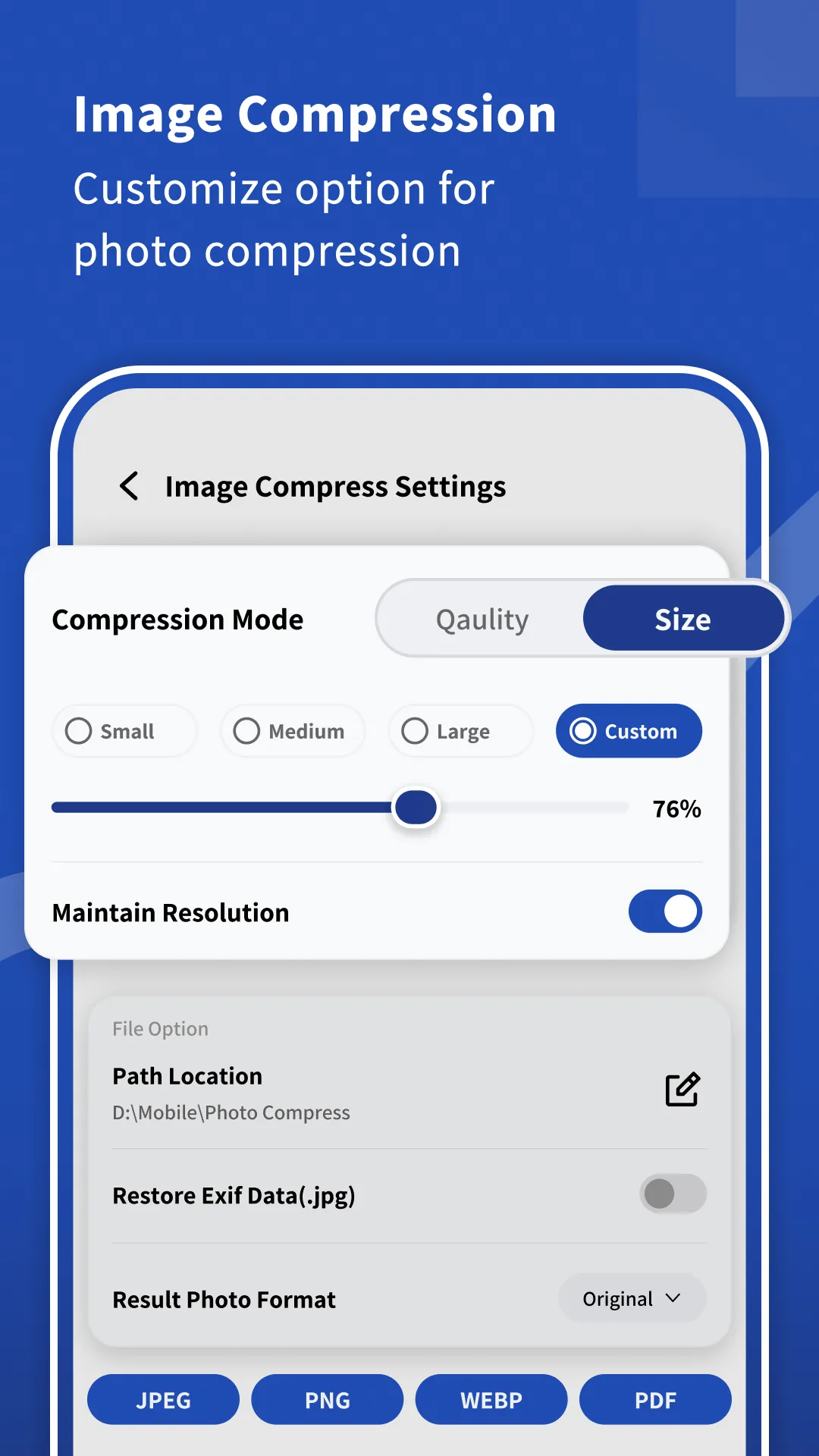 Auto Photo Compress | Indus Appstore | Screenshot