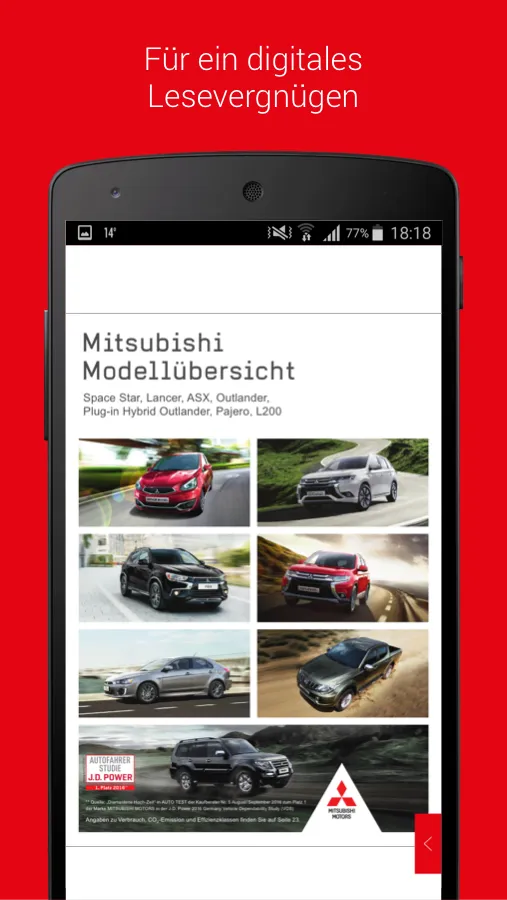 Mitsubishi Motors Prospekte | Indus Appstore | Screenshot