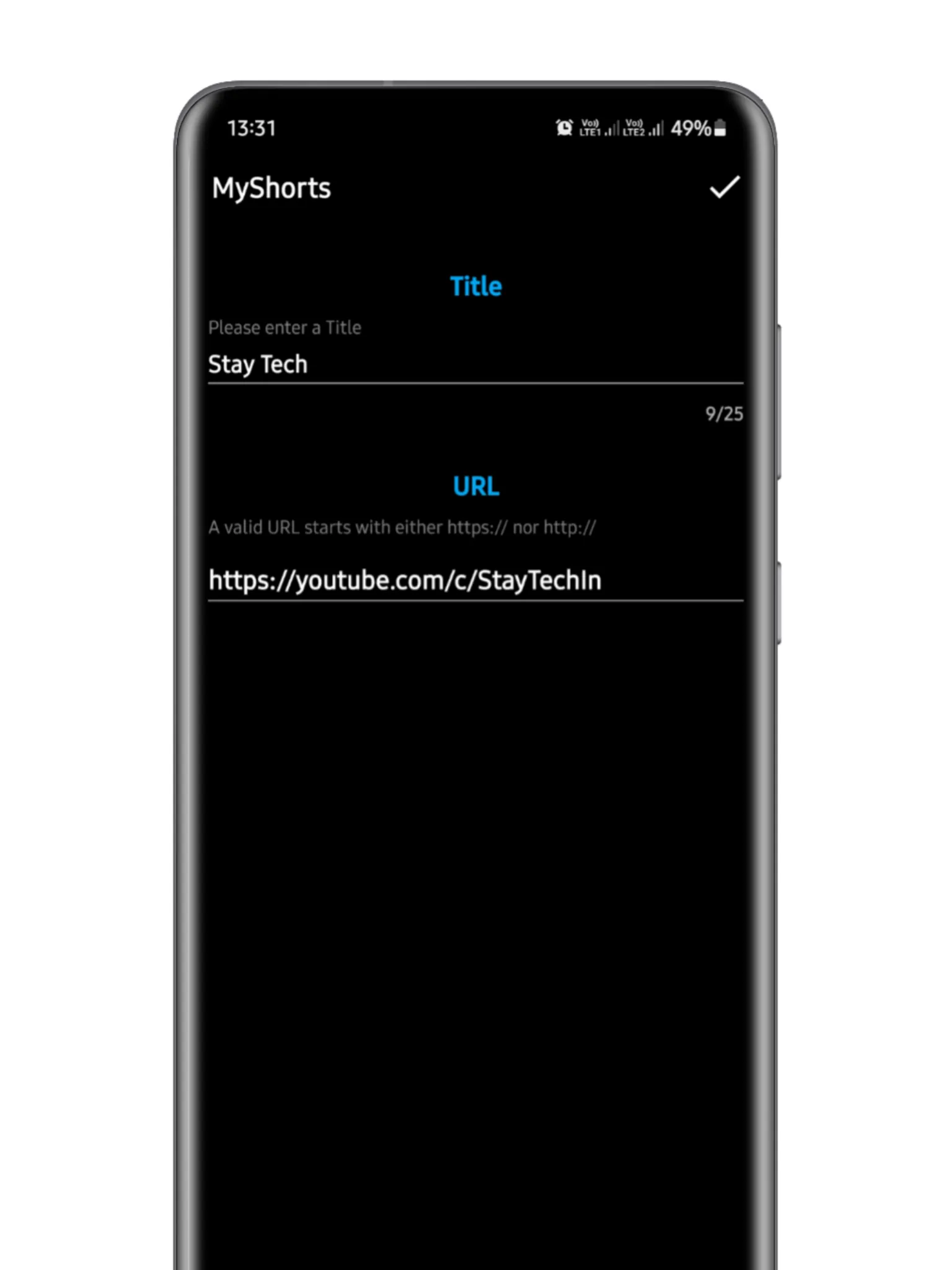 MyShorts - The Shortcut App | Indus Appstore | Screenshot