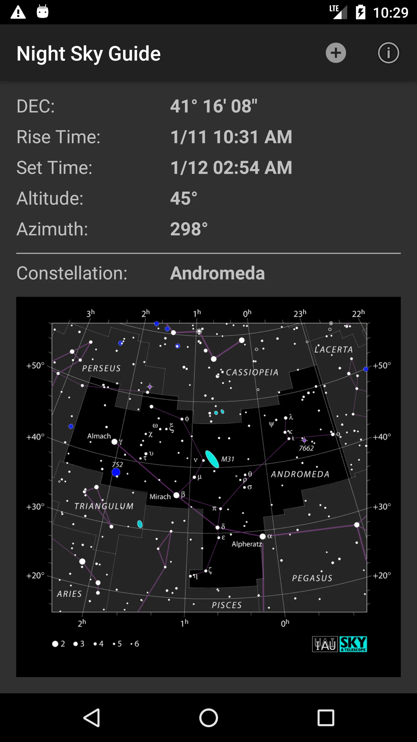 Night Sky Guide | Indus Appstore | Screenshot