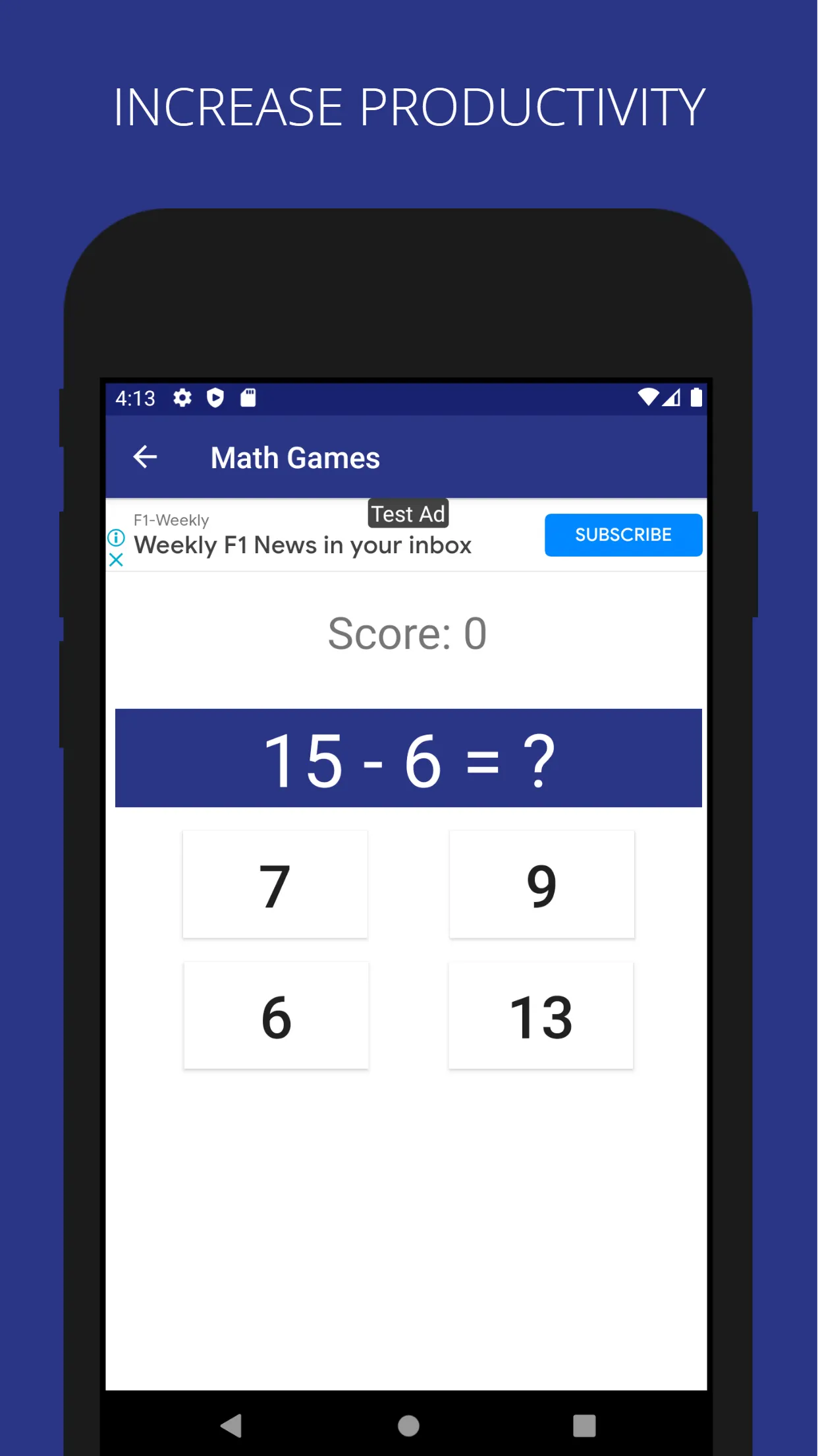 Math Games | Indus Appstore | Screenshot