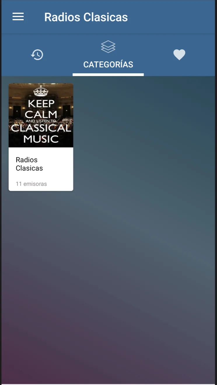 Radios Clásicas | Indus Appstore | Screenshot