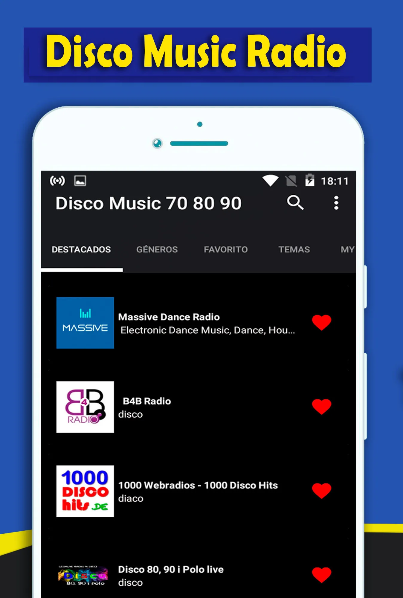 Disco Music 70 80 90 | Indus Appstore | Screenshot