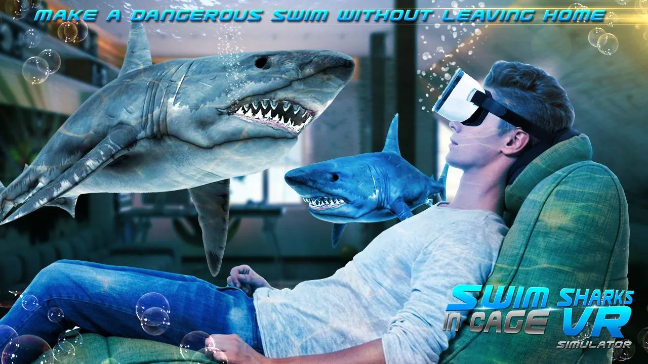 Swim Sharks  Cage VR Simulator | Indus Appstore | Screenshot