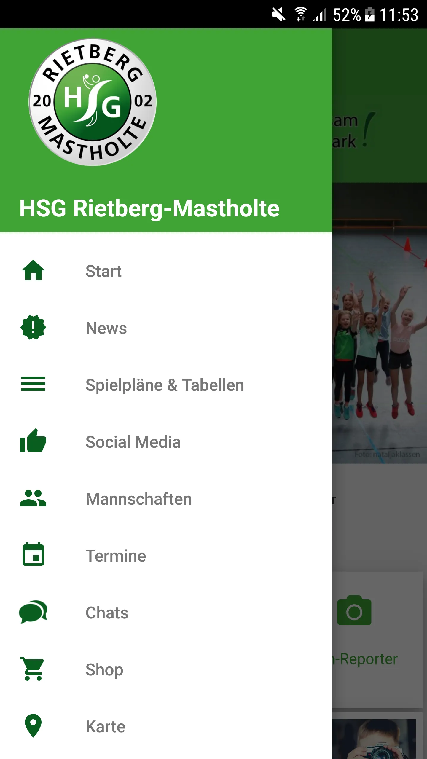 HSG Rietberg-Mastholte | Indus Appstore | Screenshot