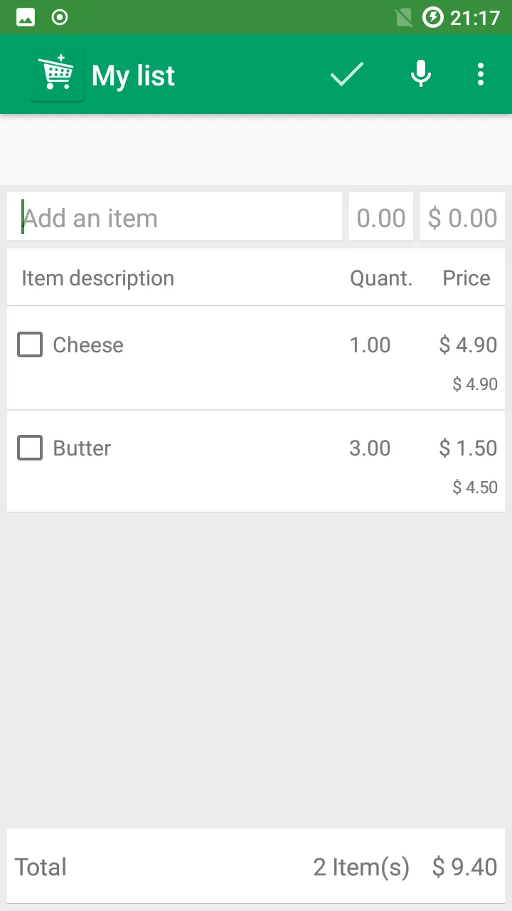 Shopping list app | Indus Appstore | Screenshot