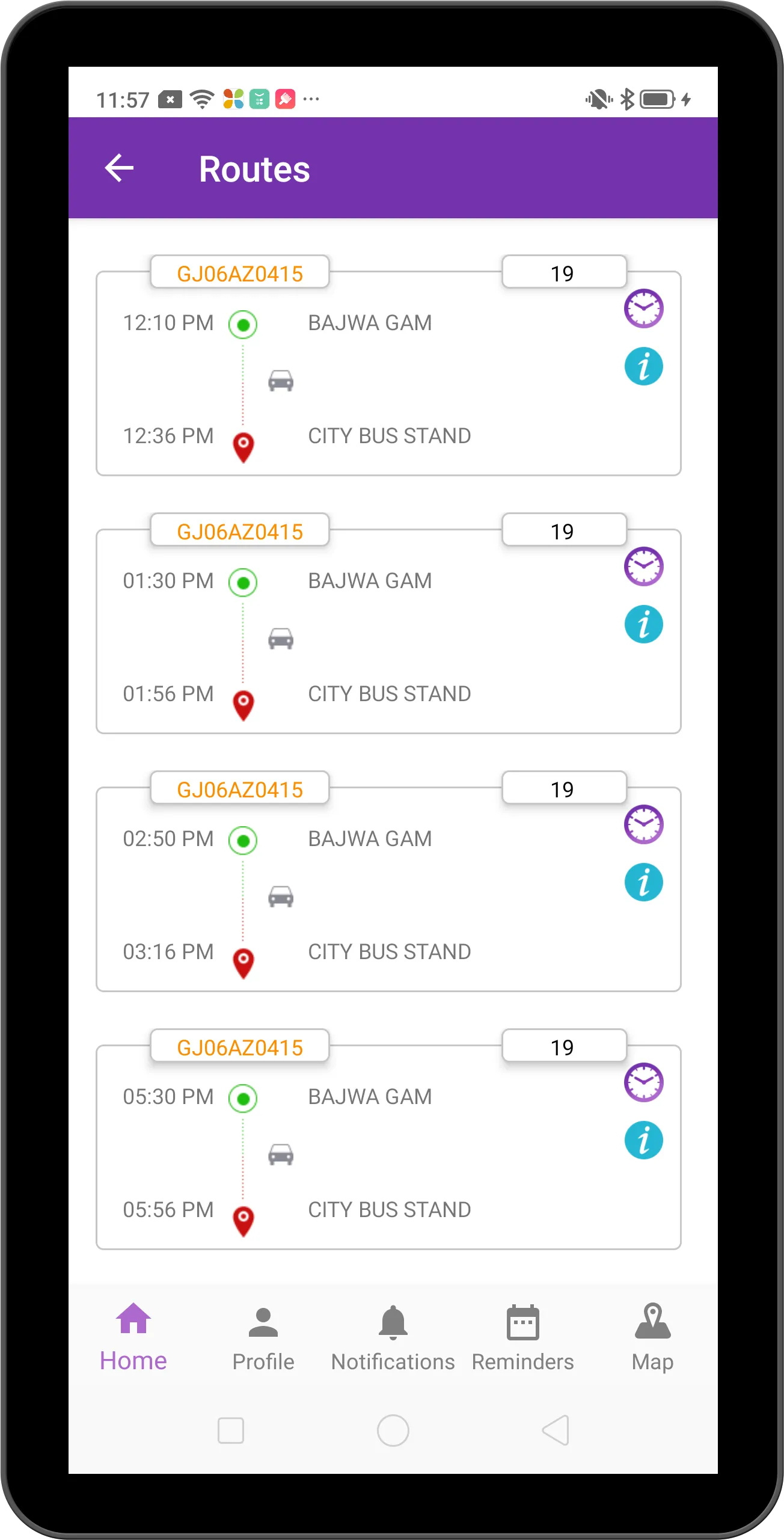 Vadodara Smart City Bus | Indus Appstore | Screenshot