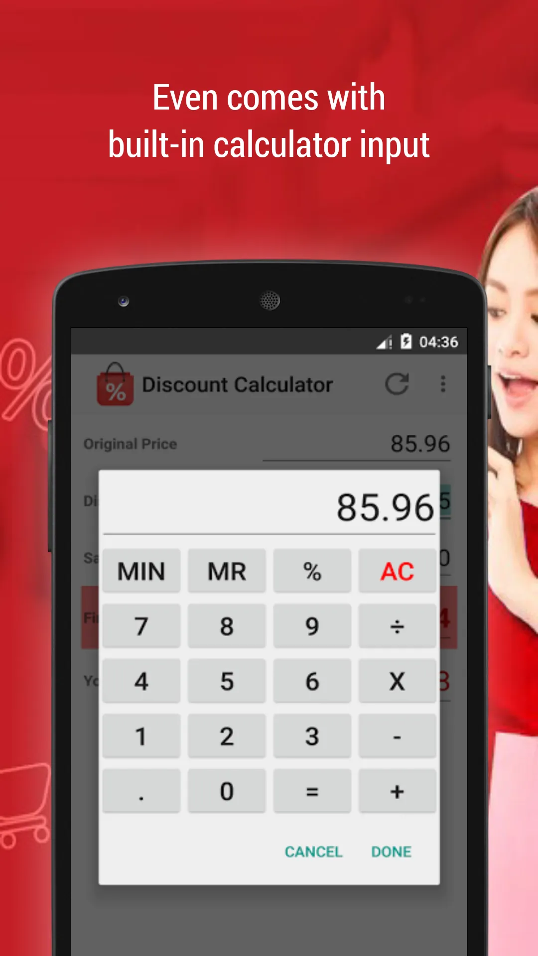 Discount Calculator | Indus Appstore | Screenshot