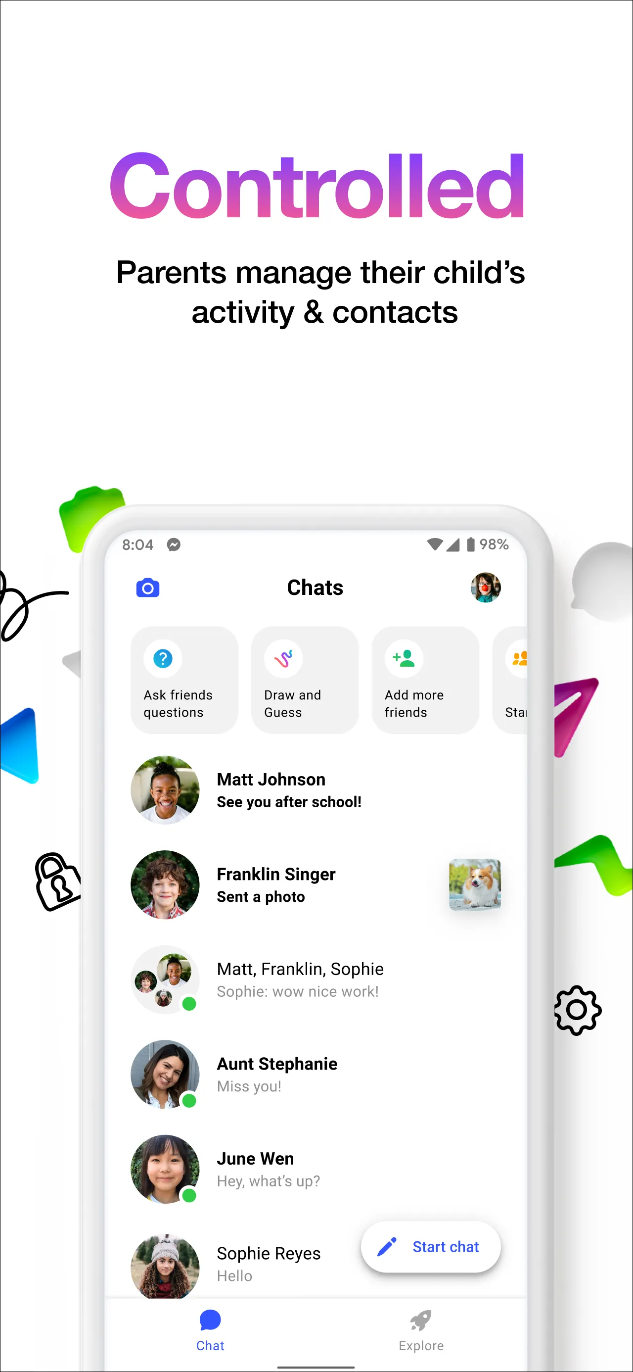 Messenger Kids – The Messaging | Indus Appstore | Screenshot