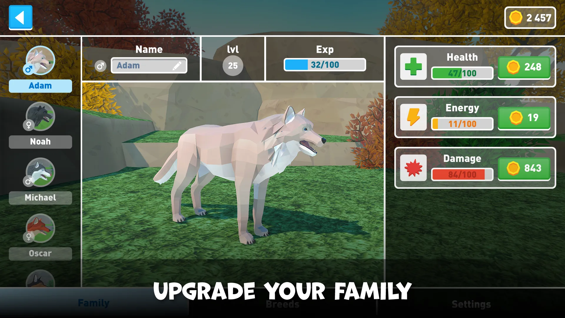 Wolf Family Simulator | Indus Appstore | Screenshot