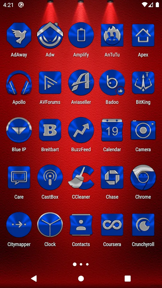 Blue Icon Pack | Indus Appstore | Screenshot