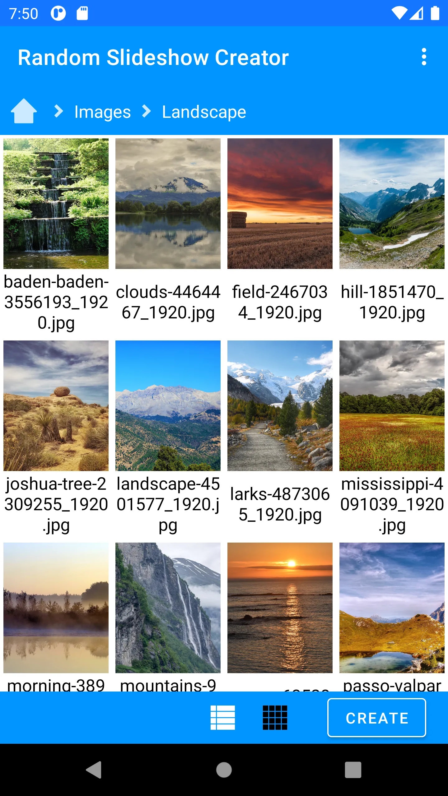 Random Slideshow Creator | Indus Appstore | Screenshot