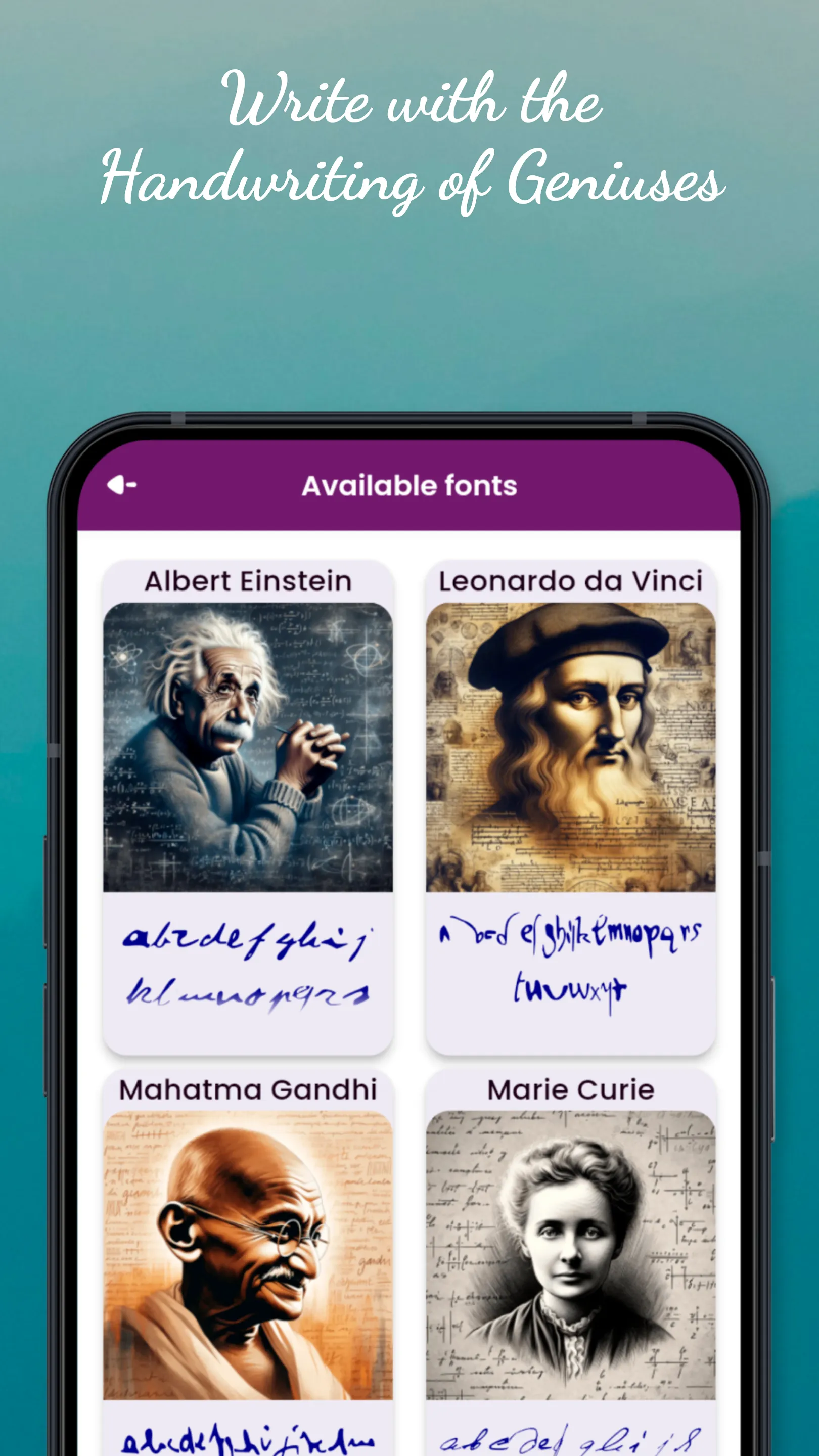 HandWriting Font Maker | Indus Appstore | Screenshot