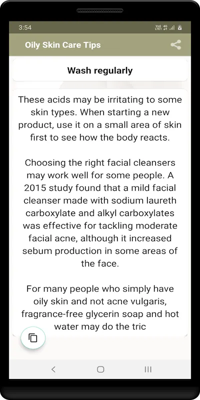 Oily Skin Care Tips | Indus Appstore | Screenshot