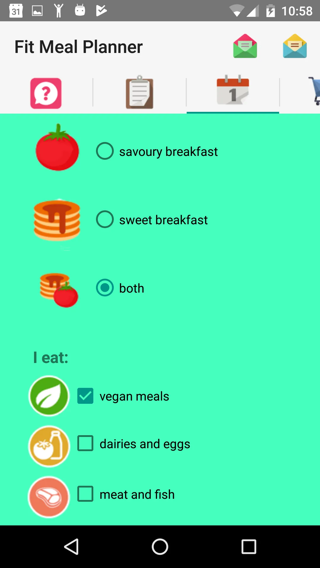 Fit Meal Planner | Indus Appstore | Screenshot