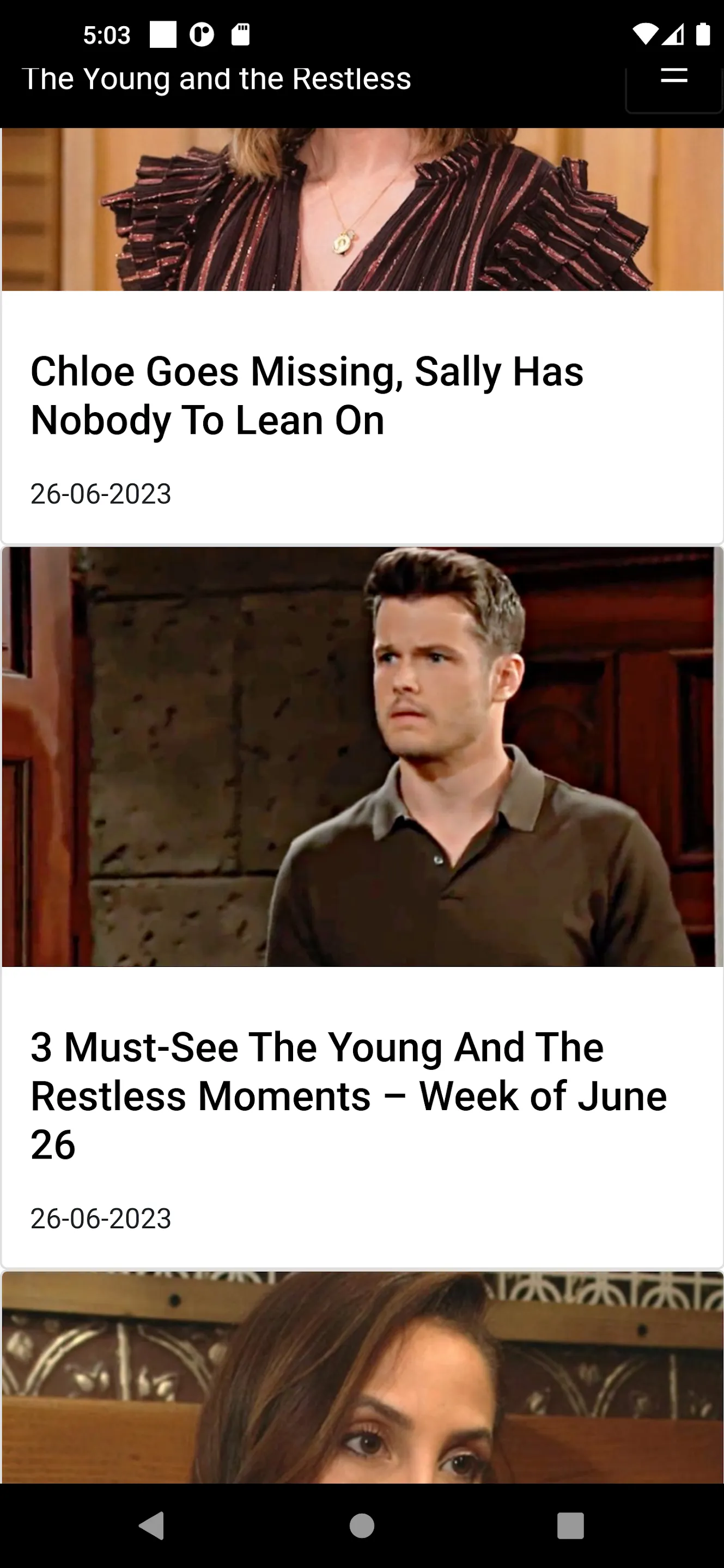 The Young and the Restless Y&R | Indus Appstore | Screenshot