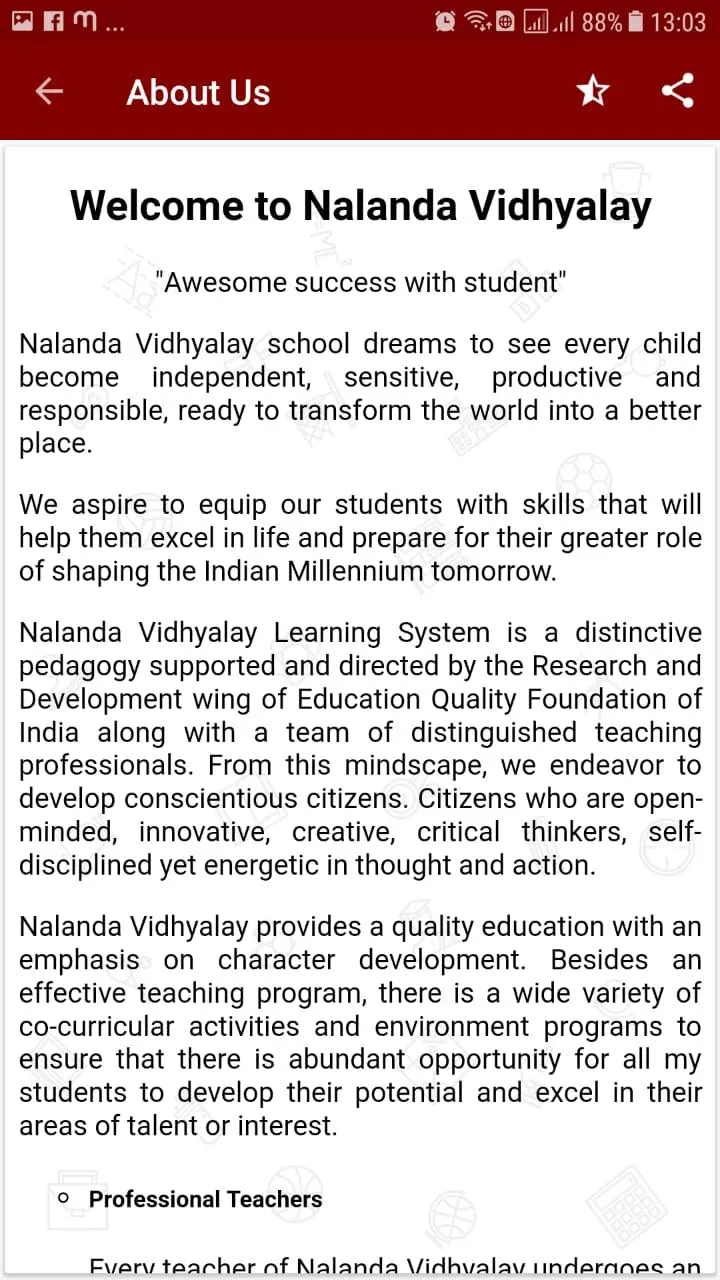 NALANDA VIDHYALAY | Indus Appstore | Screenshot