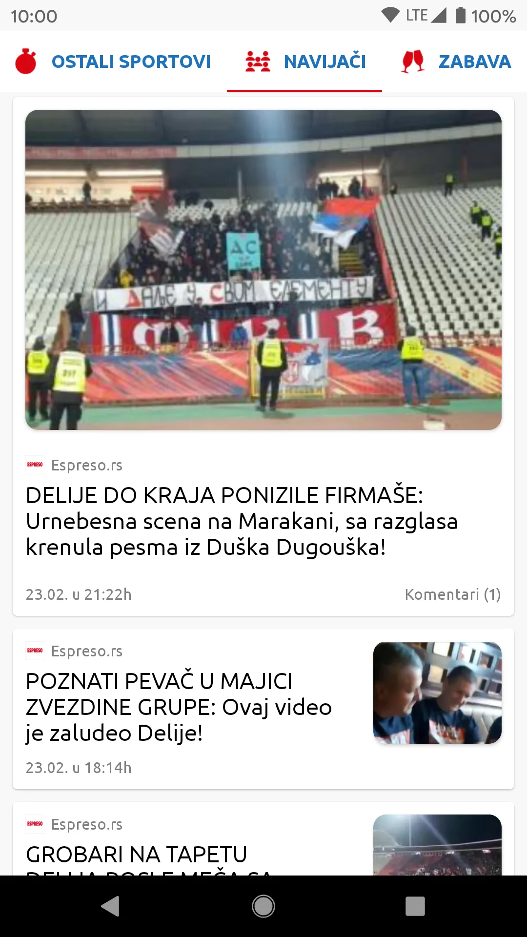 Crvena Zvezda Info - Sve vesti | Indus Appstore | Screenshot