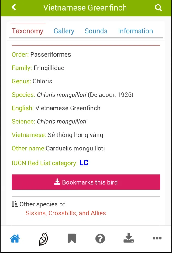 Vietnam Birds | Indus Appstore | Screenshot