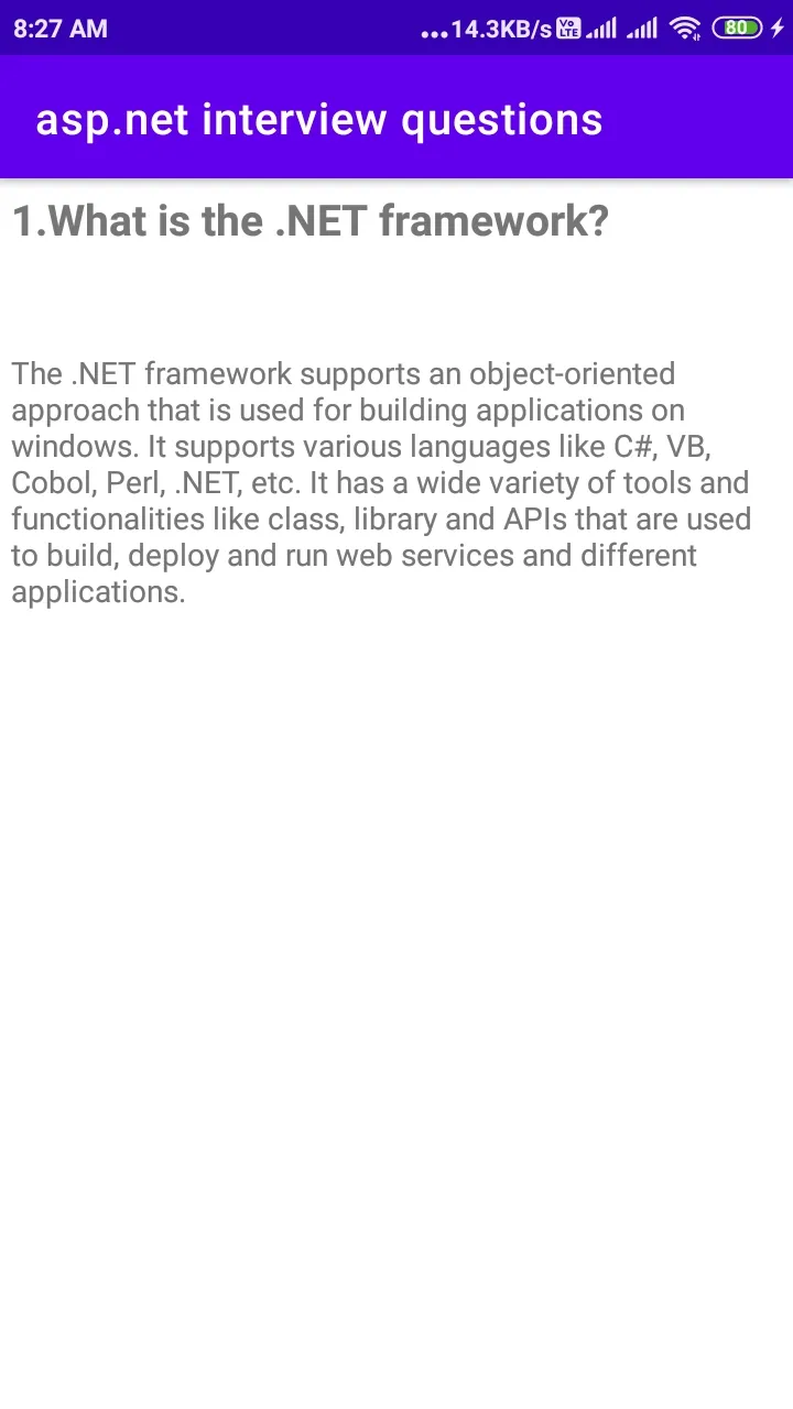 asp.net interview questions | Indus Appstore | Screenshot