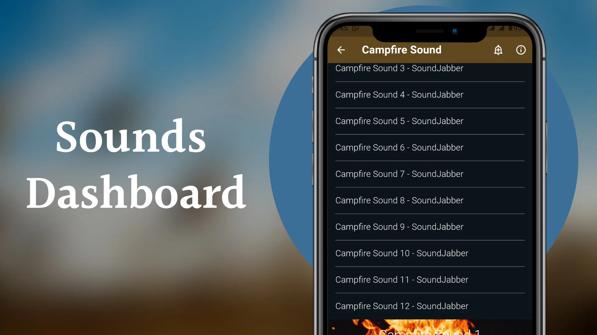 Campfire Sounds | Indus Appstore | Screenshot