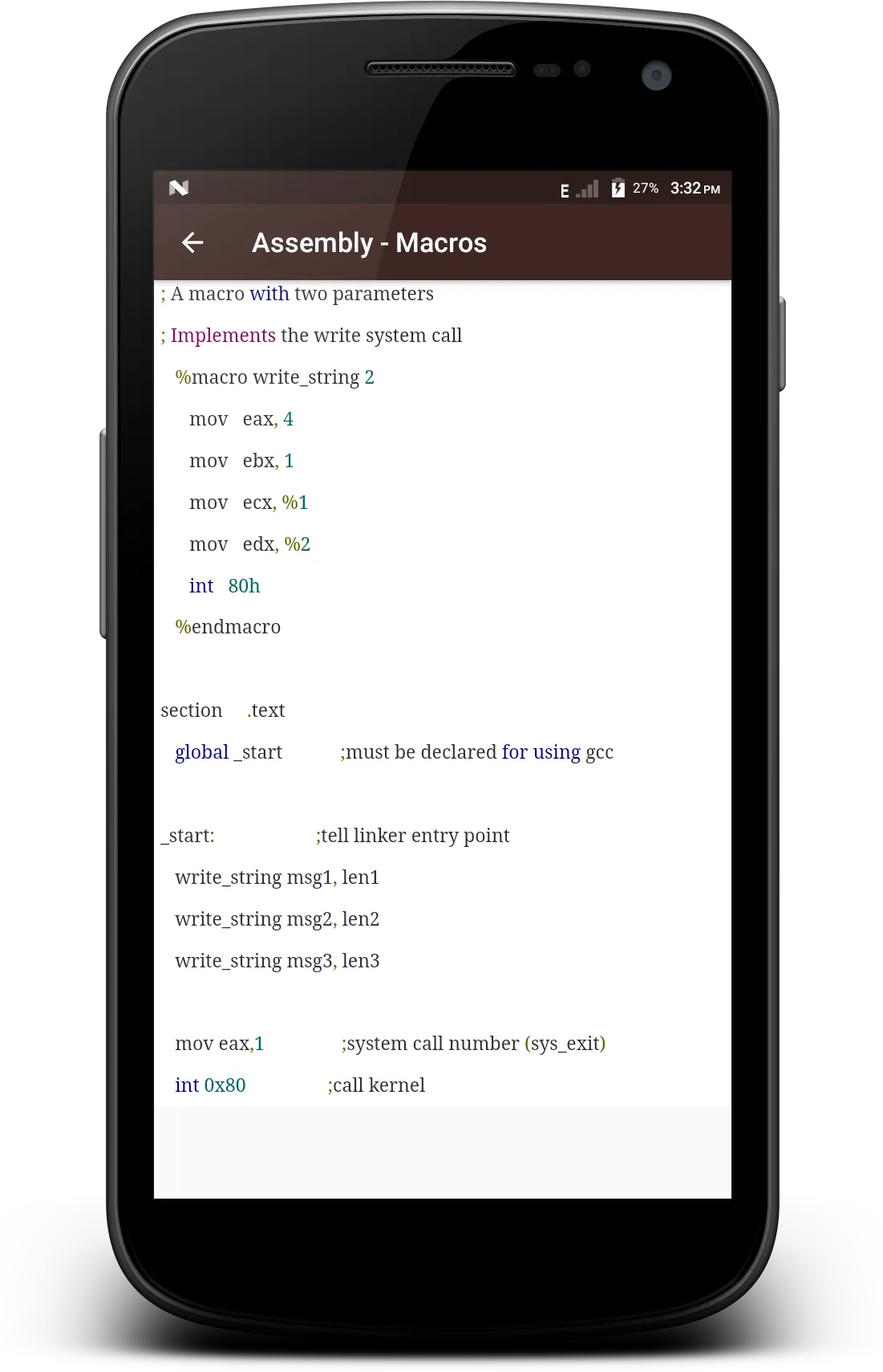 Assembly Language | Indus Appstore | Screenshot