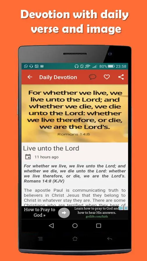 Bible Devotion | Indus Appstore | Screenshot