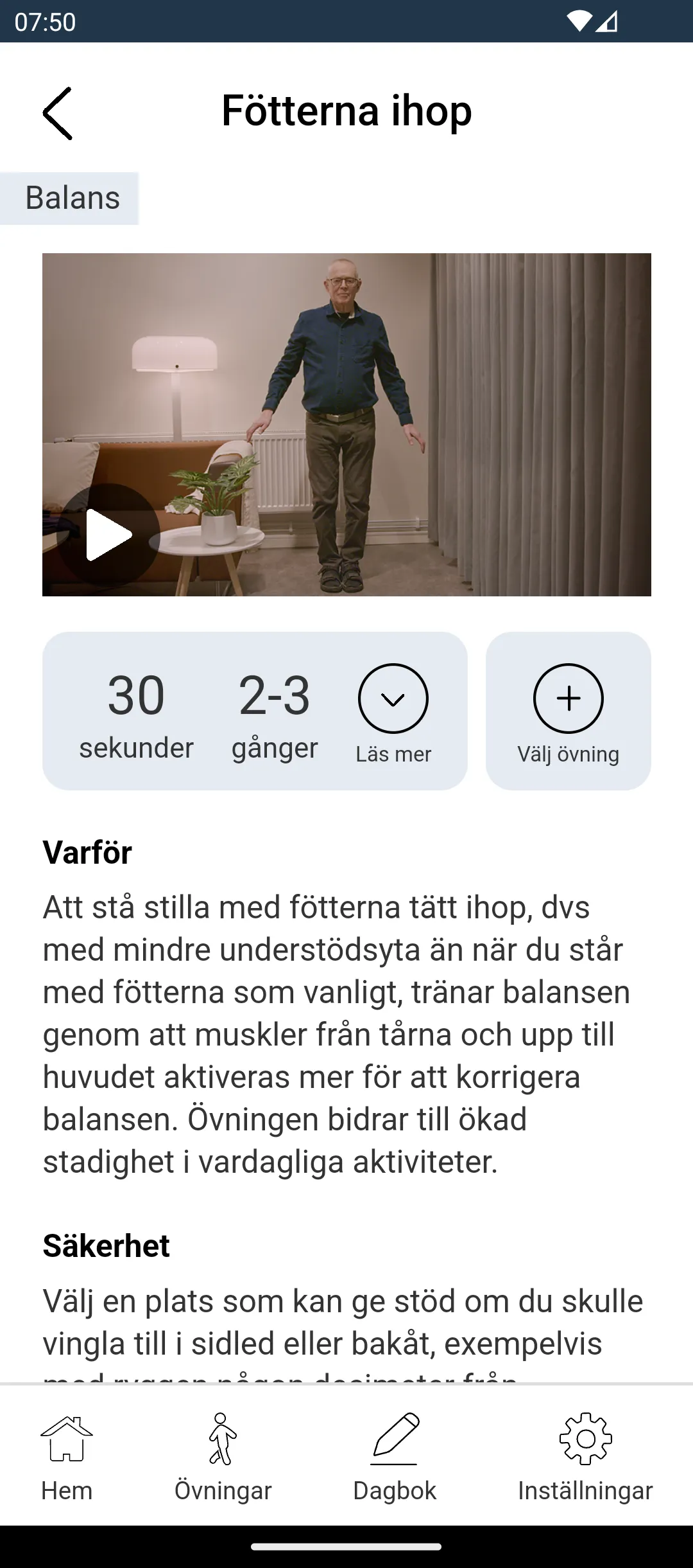 Säkra steg | Indus Appstore | Screenshot