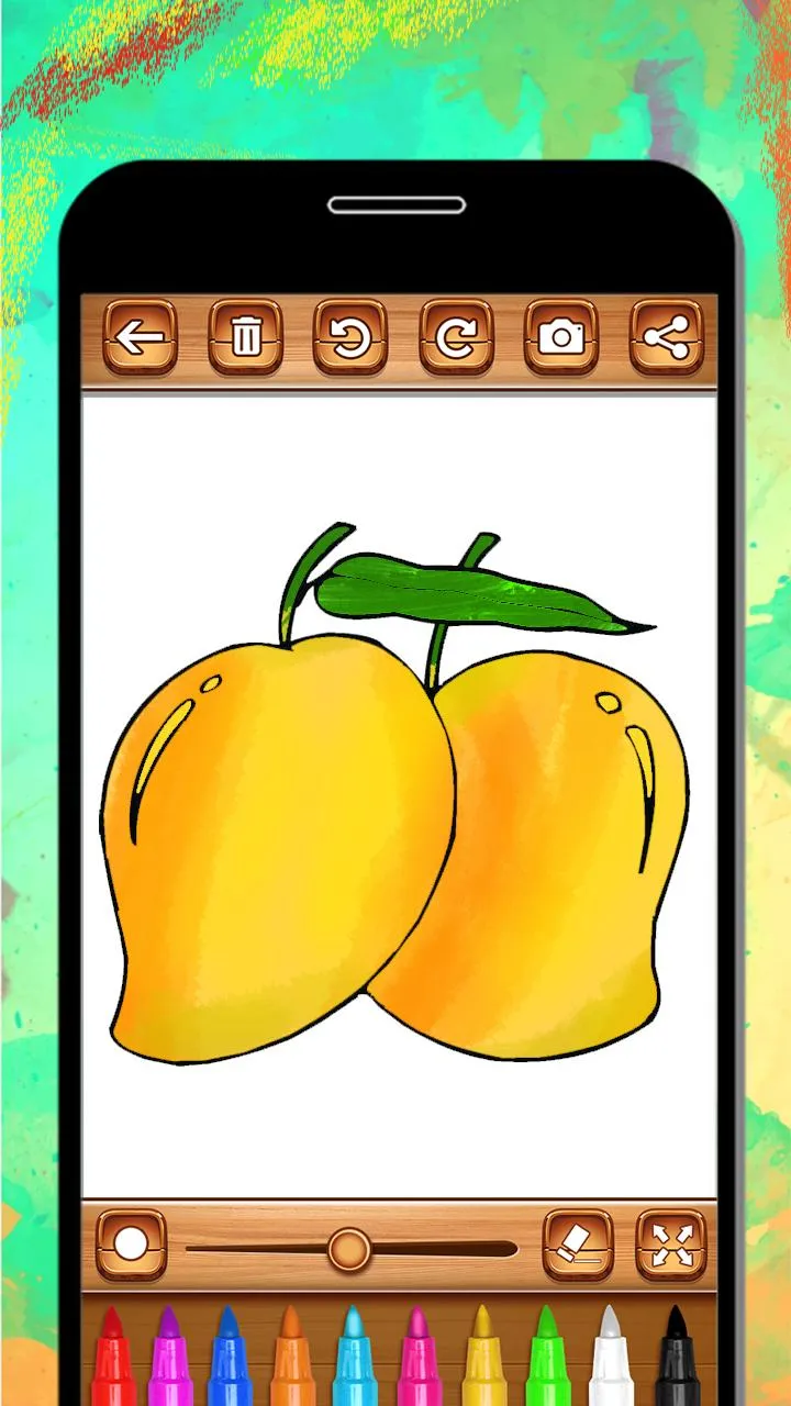 Fruits Coloring & Drawing Book | Indus Appstore | Screenshot