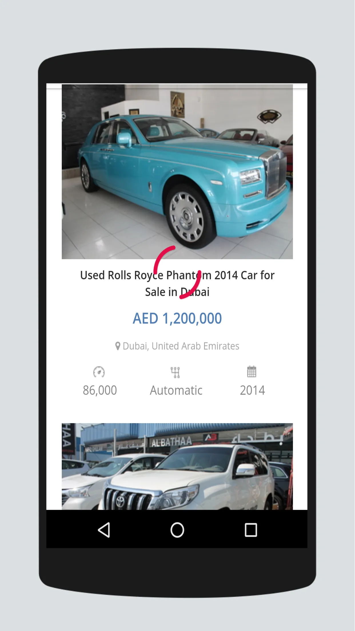 Dubai Used Car in UAE | Indus Appstore | Screenshot