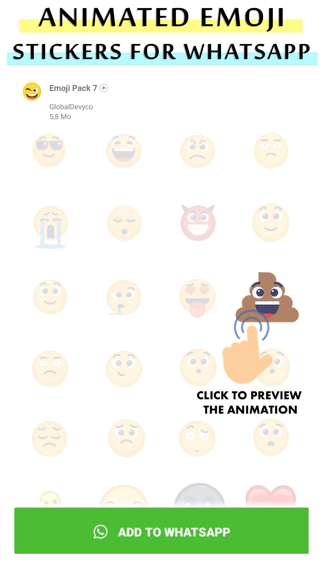 Animated Emoji Stickers 2022 | Indus Appstore | Screenshot