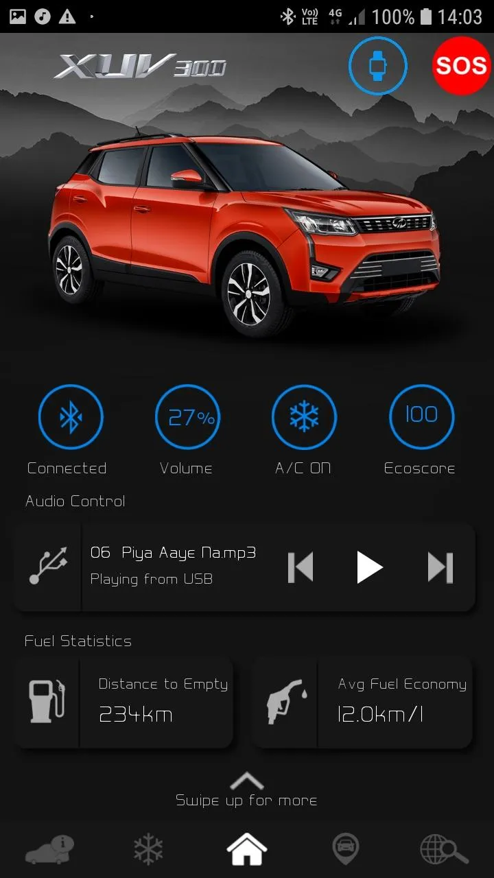 BLUESENSE APP - XUV300 | Indus Appstore | Screenshot