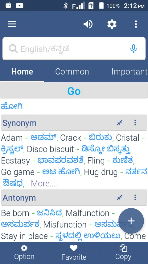 English To Kannada Dictionary | Indus Appstore | Screenshot