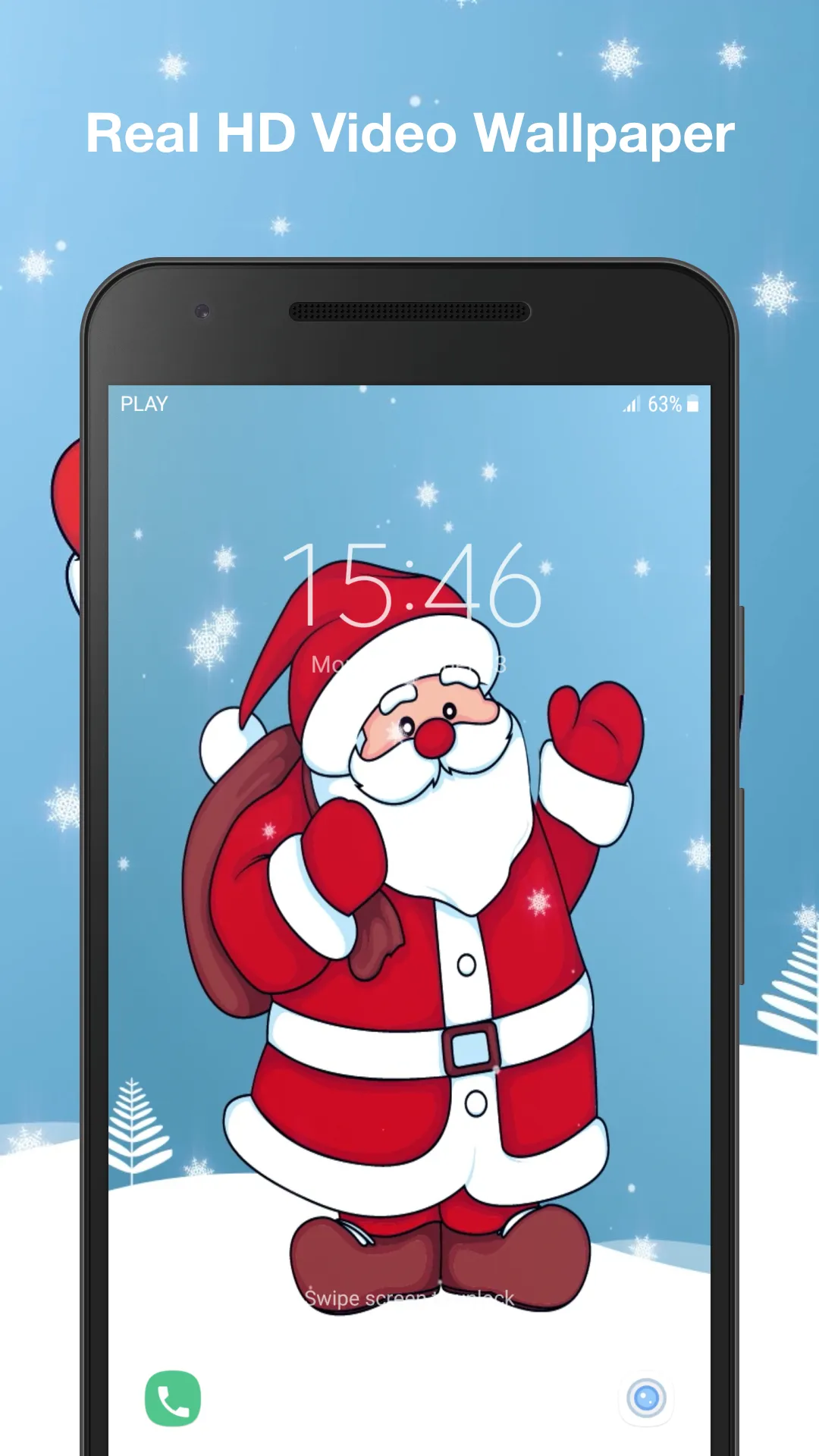 Santa Claus Live Wallpaper | Indus Appstore | Screenshot