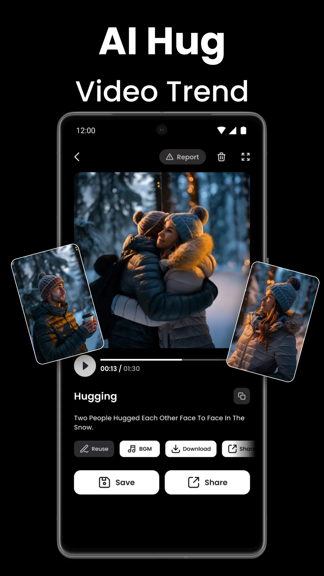 Video AI - AI Hug & Kiss Maker | Indus Appstore | Screenshot