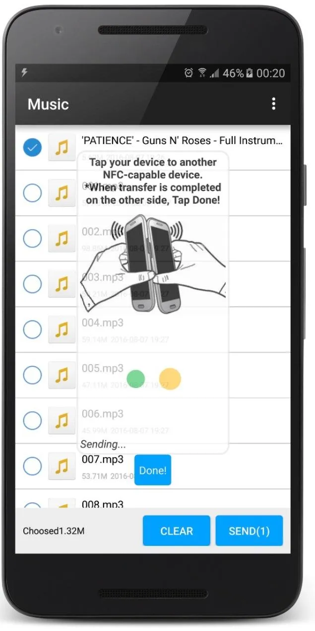 Easy NFC transfer & share | Indus Appstore | Screenshot