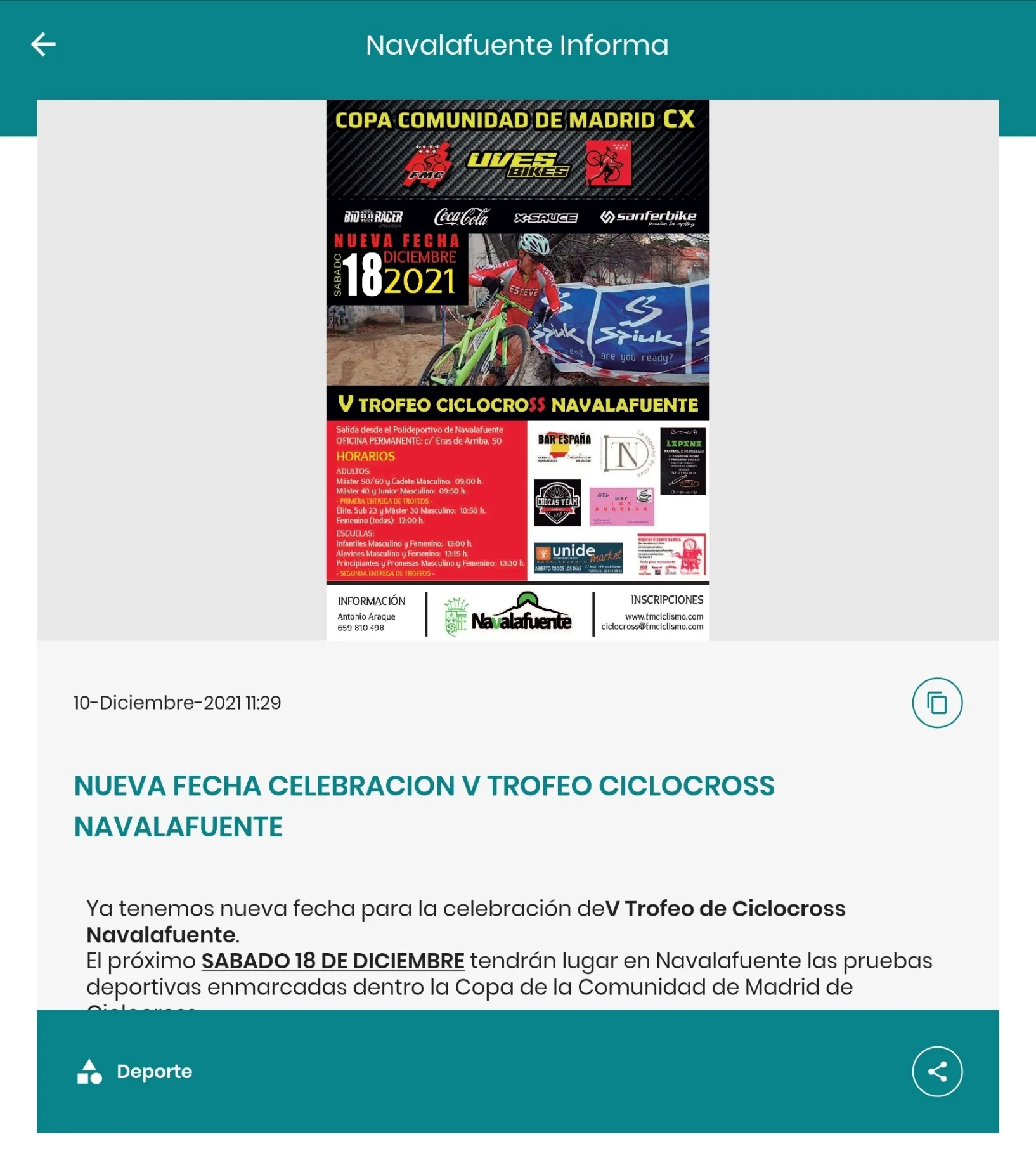 Navalafuente Informa | Indus Appstore | Screenshot