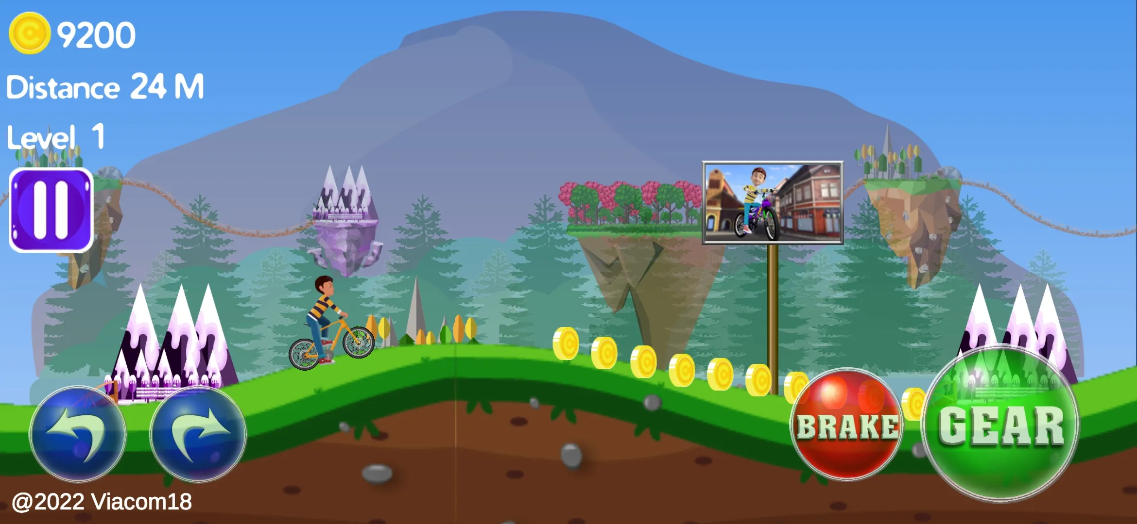 Rudra Offroad Bicycle Racer | Indus Appstore | Screenshot