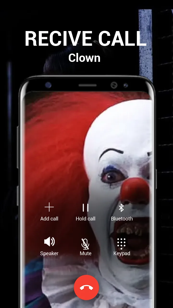 Scary Clown fake call | Indus Appstore | Screenshot