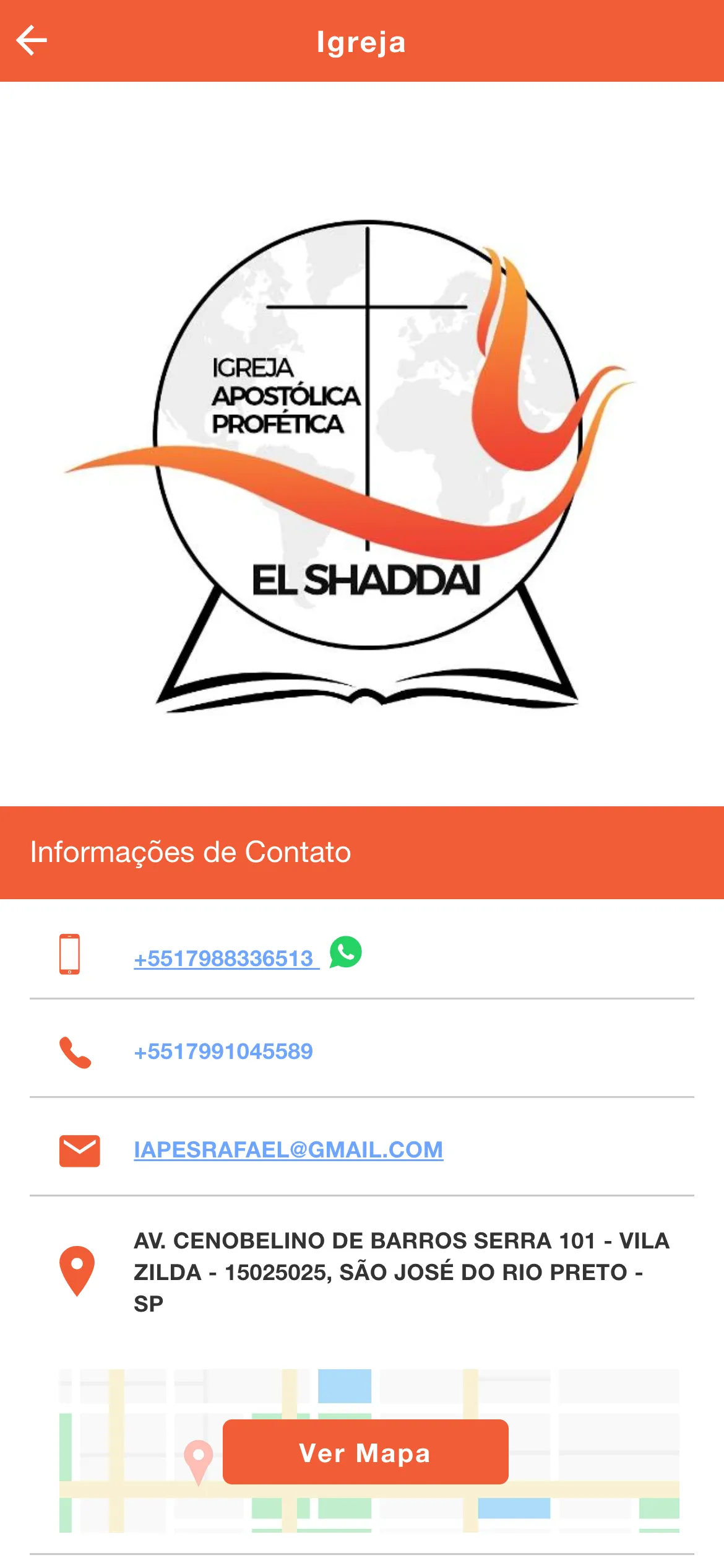 Igreja El Shaddai | Indus Appstore | Screenshot