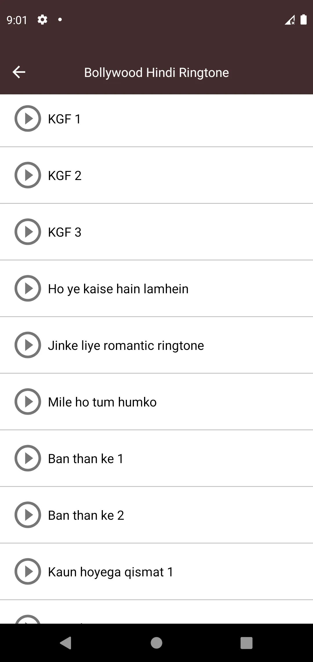 Bollywood Mobile Ringtone | Indus Appstore | Screenshot