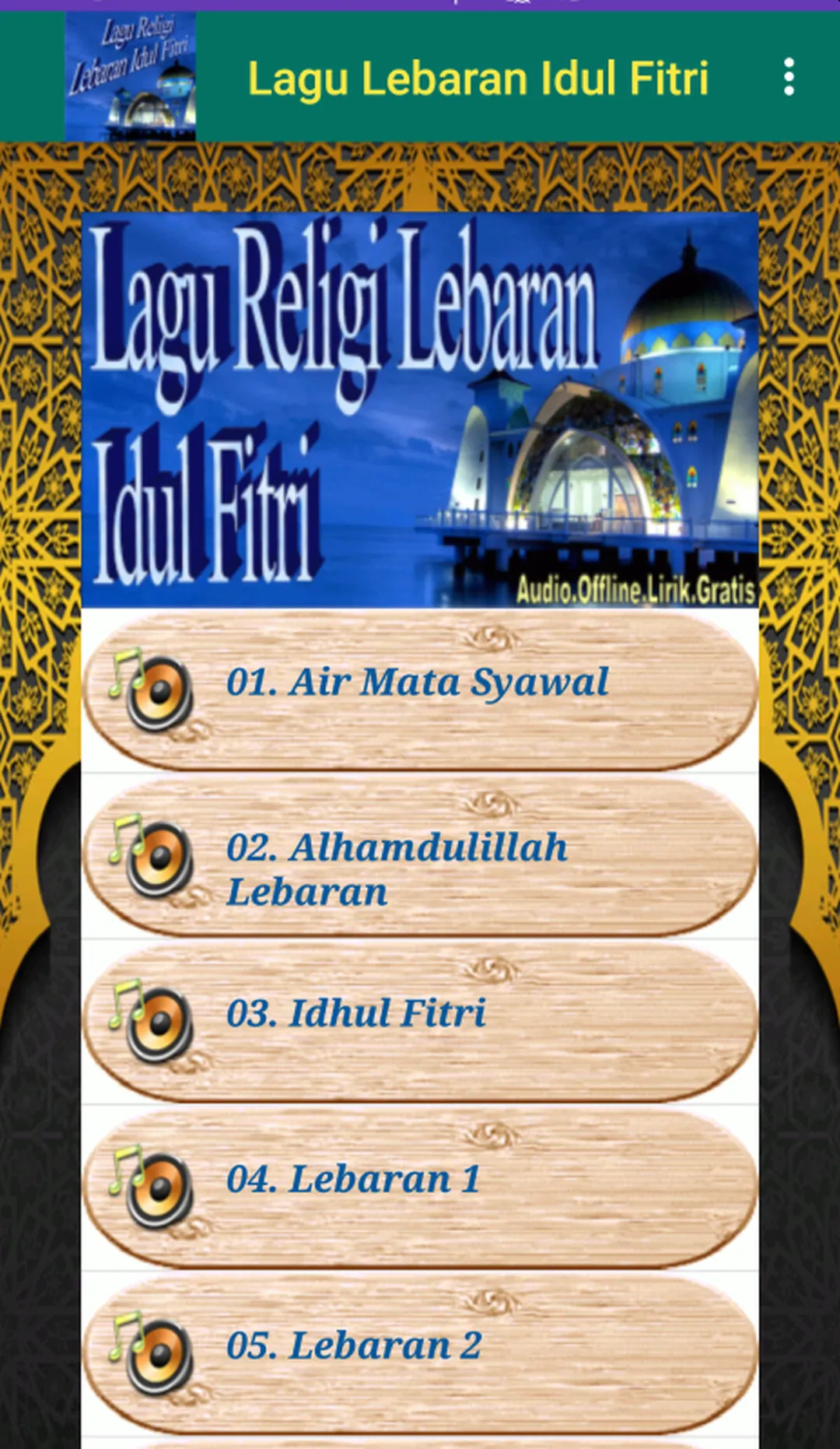 Lagu Lebaran Idul Fitri | Indus Appstore | Screenshot