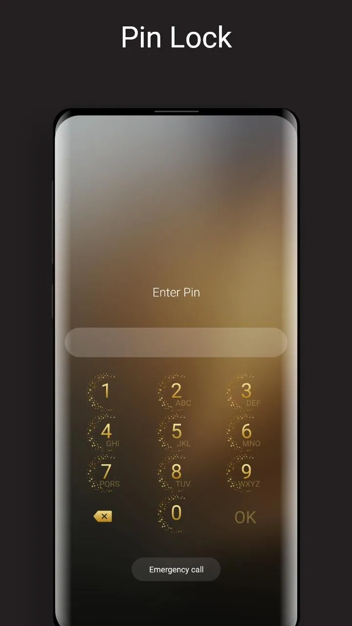 Pure Gold Lock Screen | Indus Appstore | Screenshot