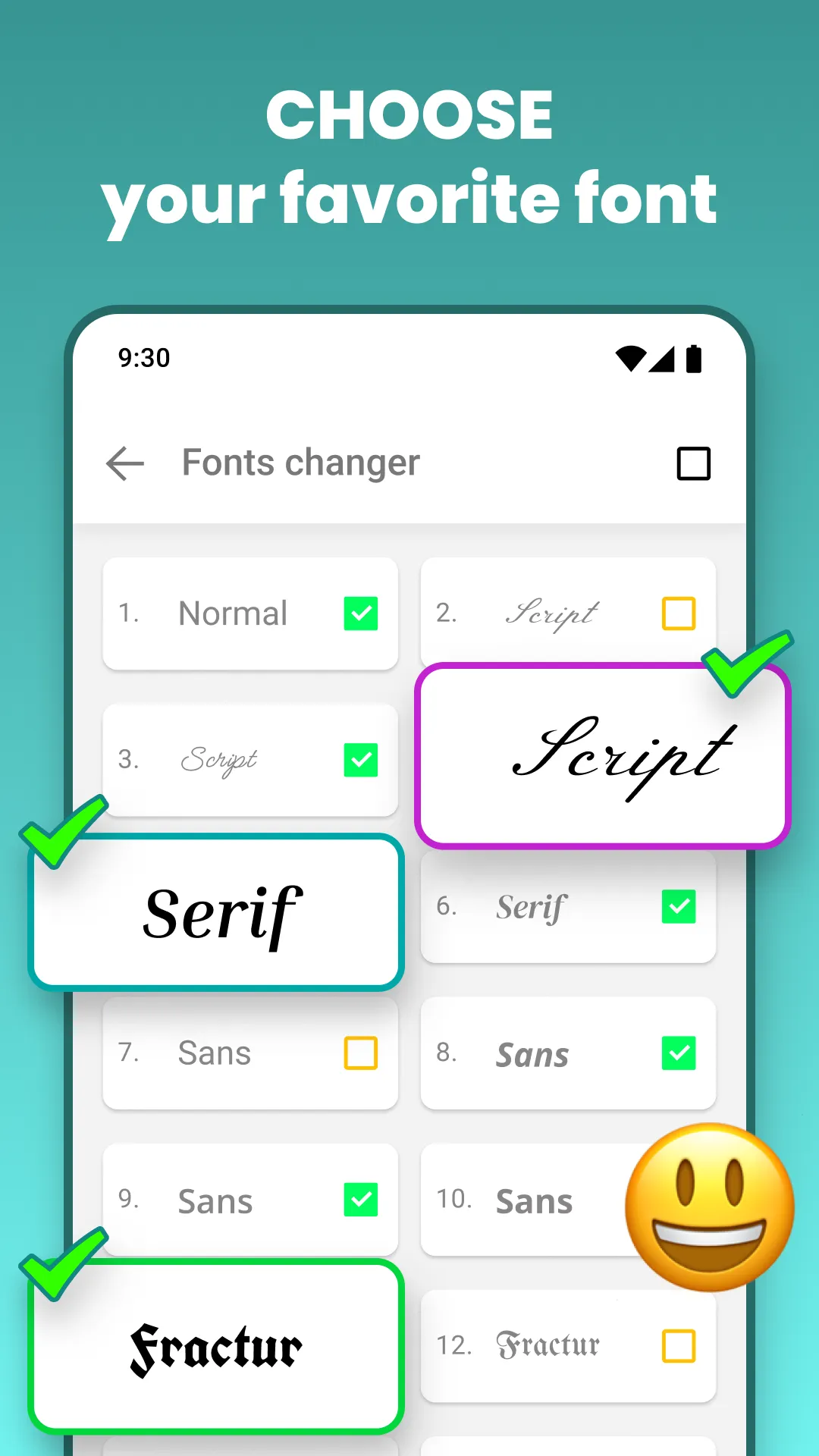 Fonts Keyboard - Fonts & Emoji | Indus Appstore | Screenshot
