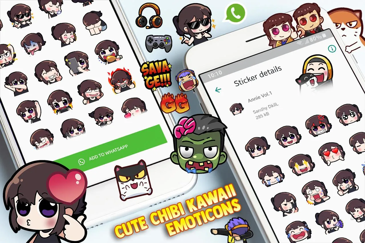 Cute Chibi WAStickerApps | Indus Appstore | Screenshot