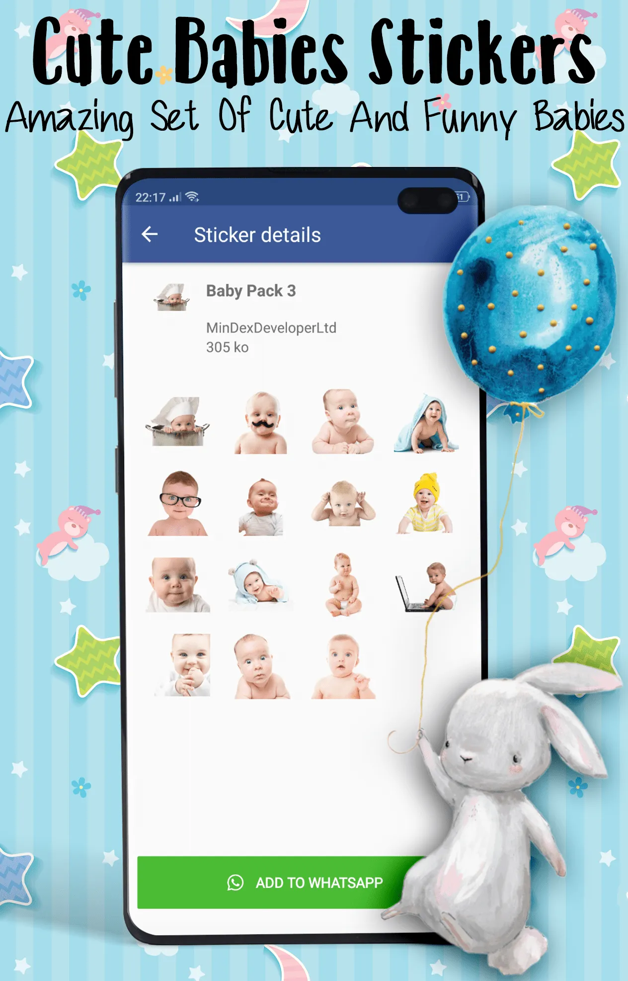 Babies Stickers for Whatsapp | Indus Appstore | Screenshot