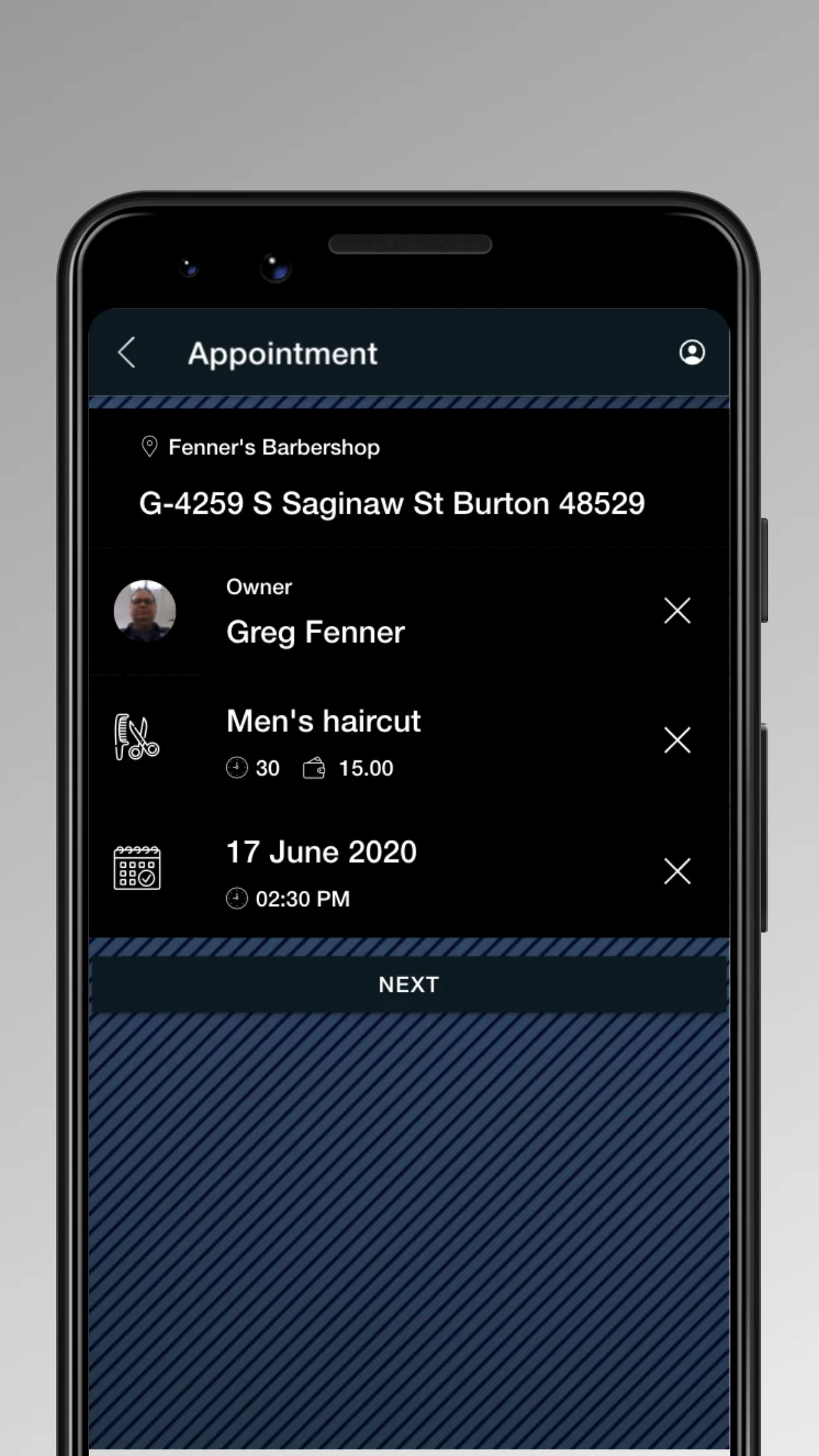 Fenner's Barbershop | Indus Appstore | Screenshot